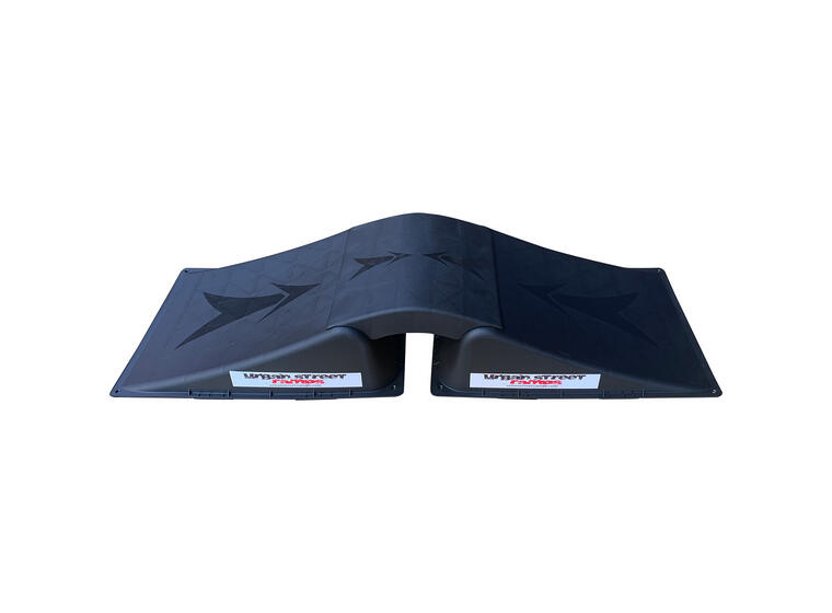 Skateramp Double Ramp Small Plastramp för skateboard och BMX 