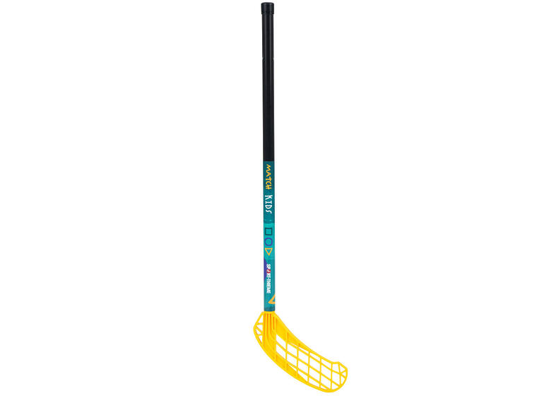 Innebandyklubba Match Kids 70 cm gul Rakt blad 