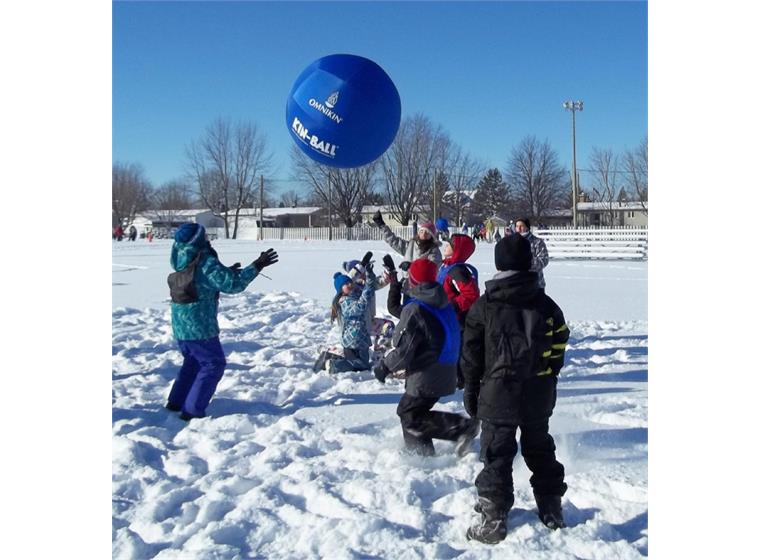 KIN-BALL® sport - utomhusboll 102 cm Kan användas utomhus även på vintern