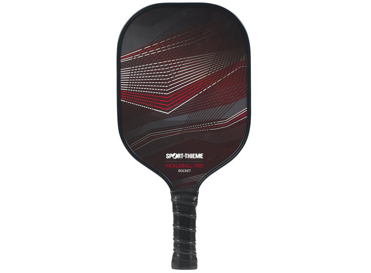 Pickleballrack  Rocket 10 mm Pickelboll | Träning Match | Röd/ svart 