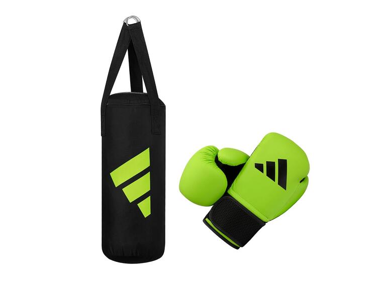 Adidas boxningsset Youth Boxing Kit 8 oz Boxningssäck och boxningshandskar | Grön 