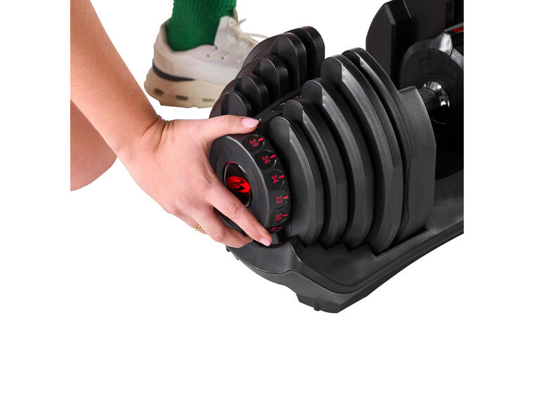 Bowflex Selecttech Dumbbells 1 x 4-41 kg Justerbar hantel | 17 viktnivåer 