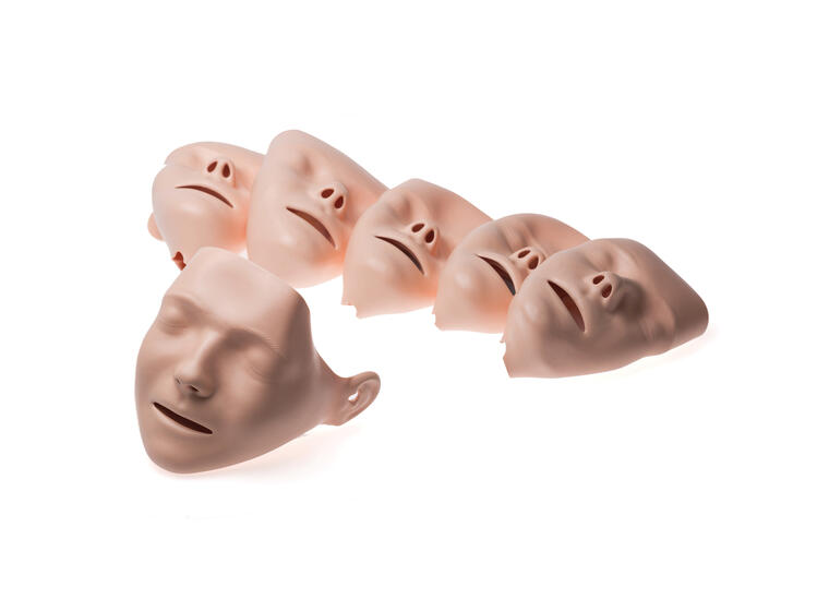 Little Anne Face Skin Light 6-pack 6 st. ansikten för HLR-docka med filter 