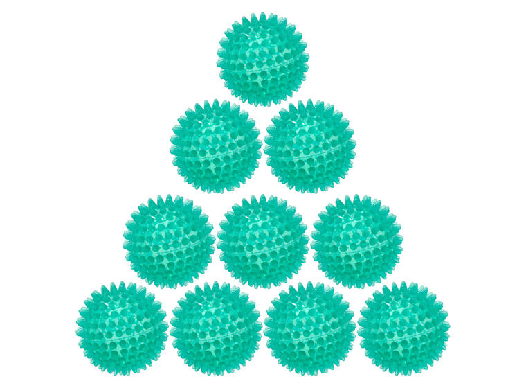 Massagebollar Reflex| Latexfria | 8cm 10st piggbollar | Gröna 