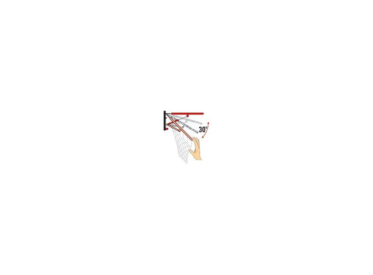 Basketkorg fjäderbelastad 35 kg inomhusbruk | endst korg | dunkring 