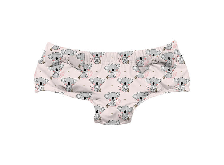 Blissful Nappy Badbyxa 80/86cm Slipstop | Rosa/Grå | 12-18 mnd 