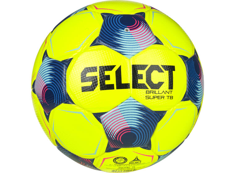 Fotboll Select Brillant Super TB V25 FIFA Quality Pro Matchball Gul/Blå 