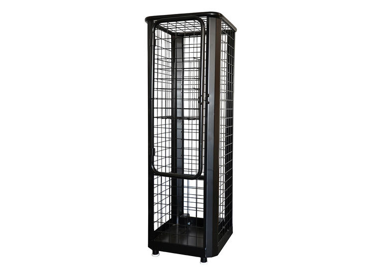 Förvaring Innebandy 40x40x125 cm Blå Förvaringsvagn för ca 30-40 klubbor 