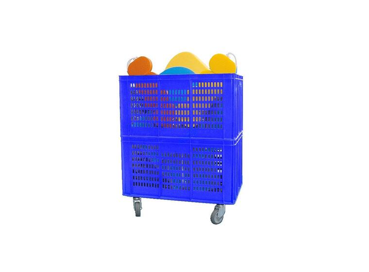 Förvaringsvagn Våtrum 60x40x74 cm För våtrum - robusta plastkorgar 