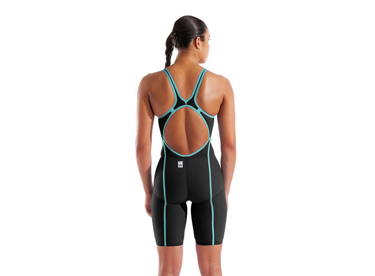 LTD PWS Carbon Glide Open Back 26 Arena | Svart/Grön | Tävlingsdräkt 