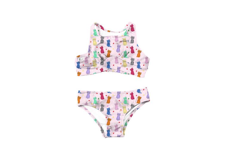 Mjau Bikini 104-110cm Slipstop | Flerfärgad | Polyamid/Elastan 