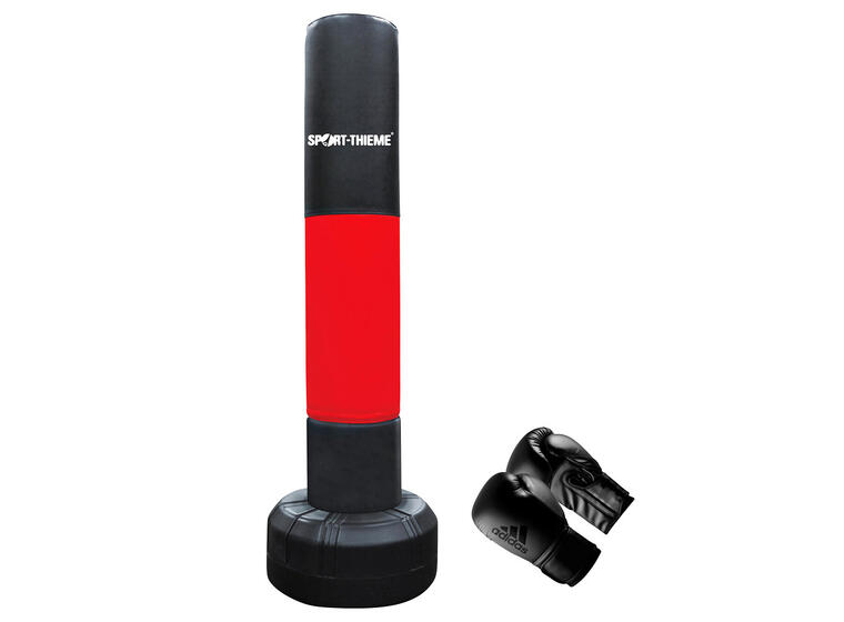 Stående boxningssäck 153x26 cm Boxningshandskar 8 oz |  Bas Ø 48 cm 