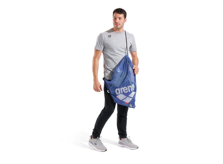 Arena One Go Mesh Bag | Blå Nätpåse | 40 L 