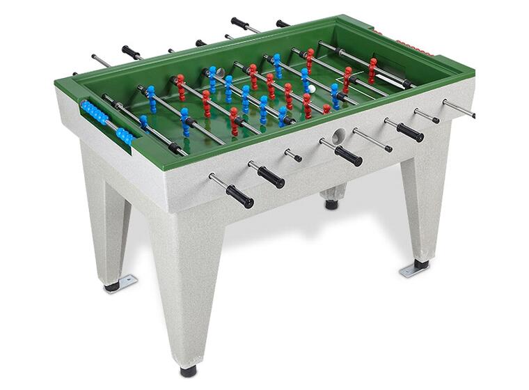 Fotbollsspel i betong | Grön Utomhus foosball 