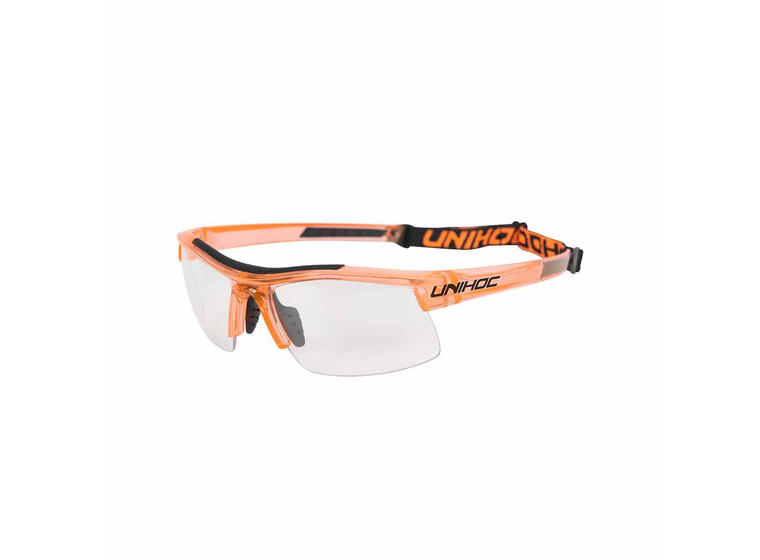 Innebandyglasögon ENERGY KIDS CRYSTAL ORANGE/BLACK 