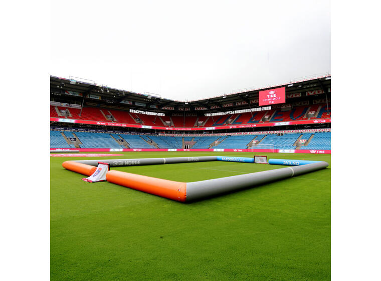 AirPitch DUAL PRO LITE  3v3 Bazooka Uppblåsbar plan 3 mot 3 