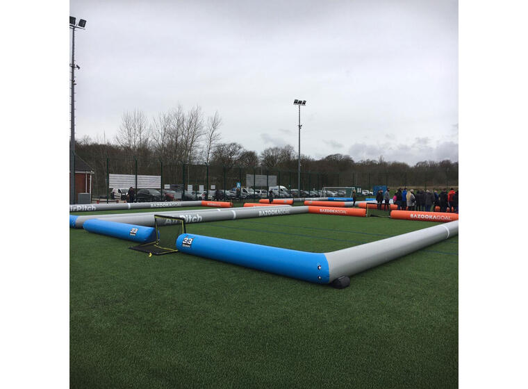 AirPitch DUAL PRO LITE  3v3 Bazooka Uppblåsbar plan 3 mot 3 
