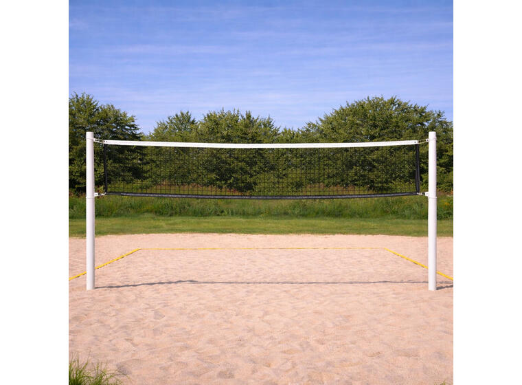 Beachvolleybollstolpar med nät Justerbar höjd med enkel uppspänning 