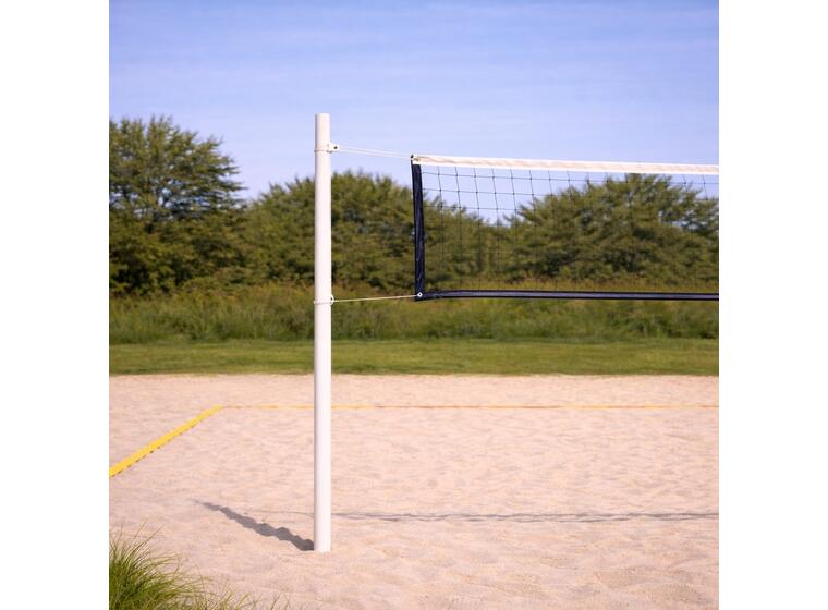 Beachvolleybollstolpar med nät Justerbar höjd med enkel uppspänning 