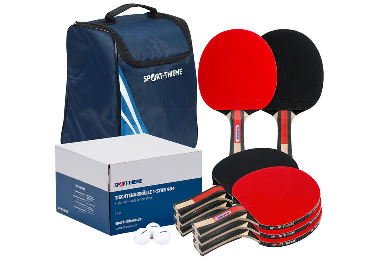 Bordtennisset Competiton ITTF 8 rack | 144 vita bollar |  bag 