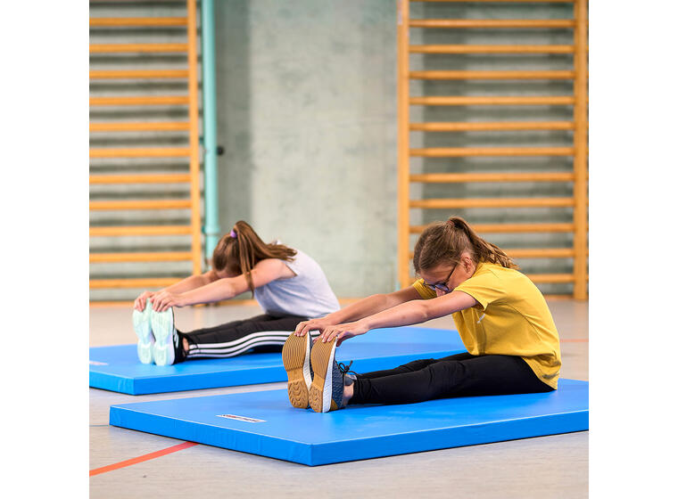 Gymnastikmatta Superlätt Blå Kategori 3 | 200x100x6 cm 