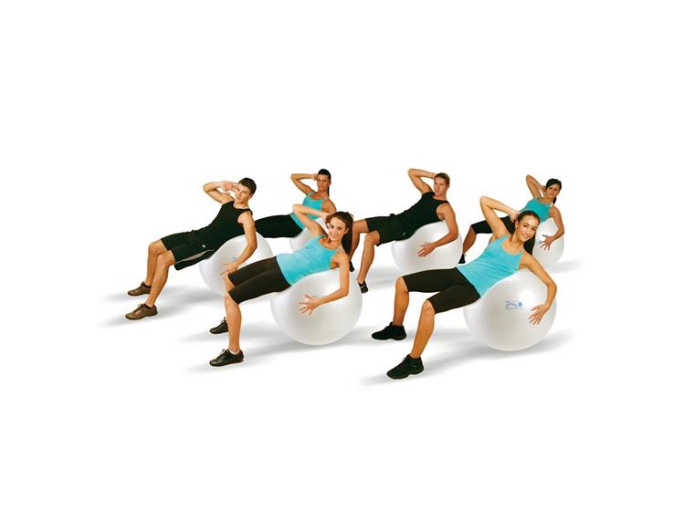 Gymnic Fit Ball paket 6 st 65 cm Träningsbollar fri från latex 