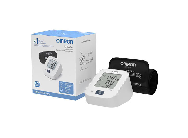Omron blodtrycksmätare M2 Comfort Helautomatisk mätare för blodtryck 