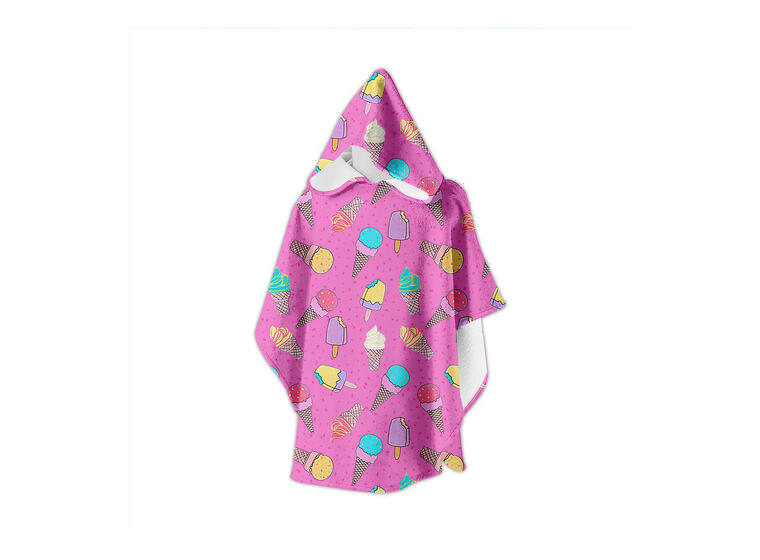 Slipstop Badponcho Glace Strandponcho | Onesize 2-8 år 