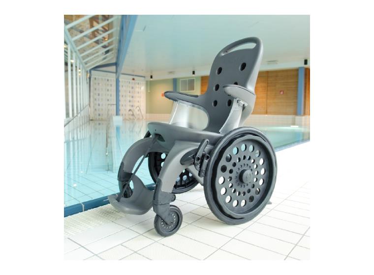 Rullstol för våtutrymmen| Easy Roller 2 För Magnetröntgen| Thermoplast