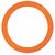 Koordinationsring 18 cm | Orange Platt koordinationsring | agilityring 