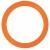 Koordinationsring 18 cm | Orange Platt koordinationsring | agilityring 