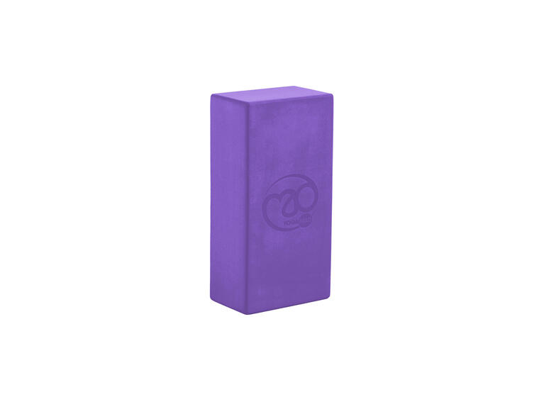 Yogablock i EVA skum 220 x 110 x 70 mm | Lila 