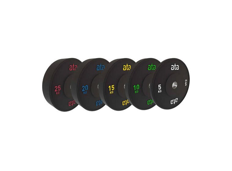 ata Pro Elite Bumper Plate Paket 150 kg Passar 50 mm skivstänger 