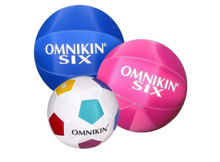 Omnikin® lekpaket - 3 bollar Lätta bollar för lek och spel