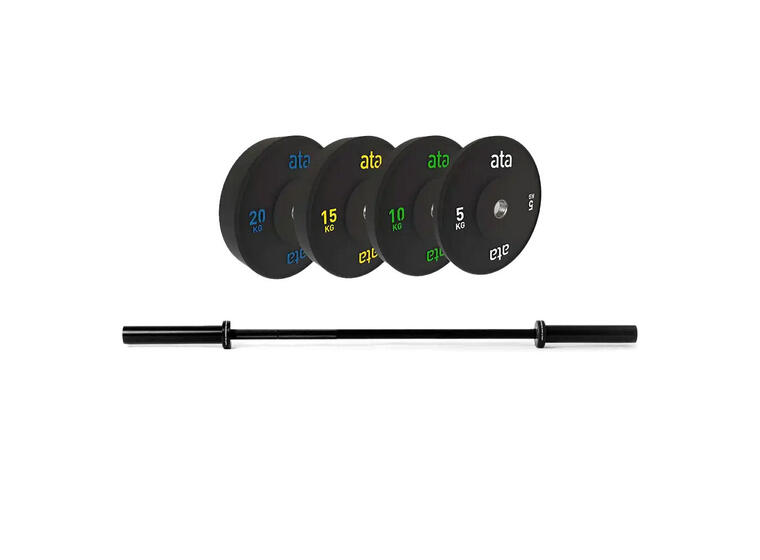 ata Pro Elite Bumper Plate Paket ata XF Bar 28mm 