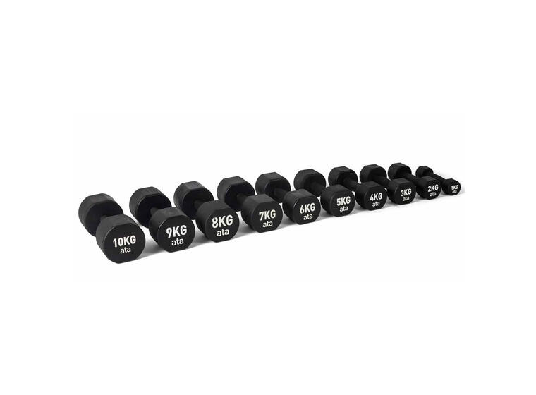 Hantelset ata Aerobic PU sett 1-10 kg | 10 par 