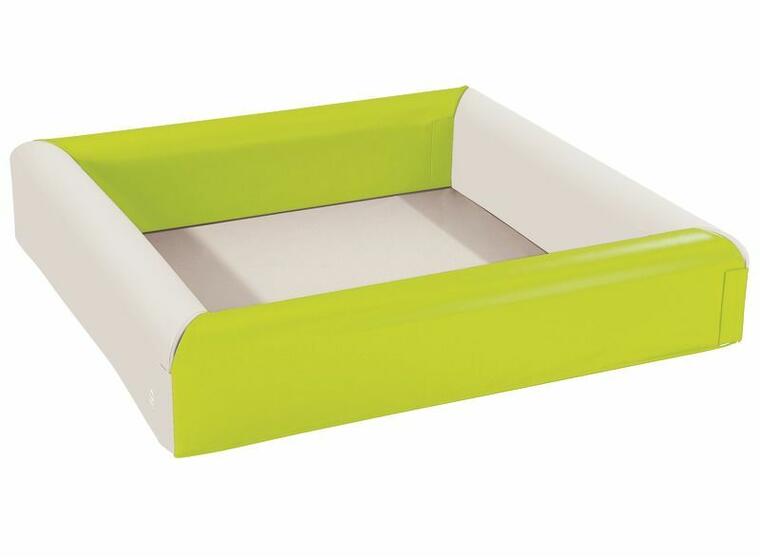 Bollhav Kvadrat 190x37 cm | Grön Ftalatfri | med bollar 