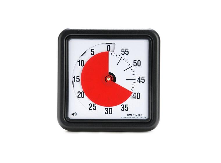Time Timer Original Med akustisk signal Bordsklocka Synlig tidsindelning 18x18cm 