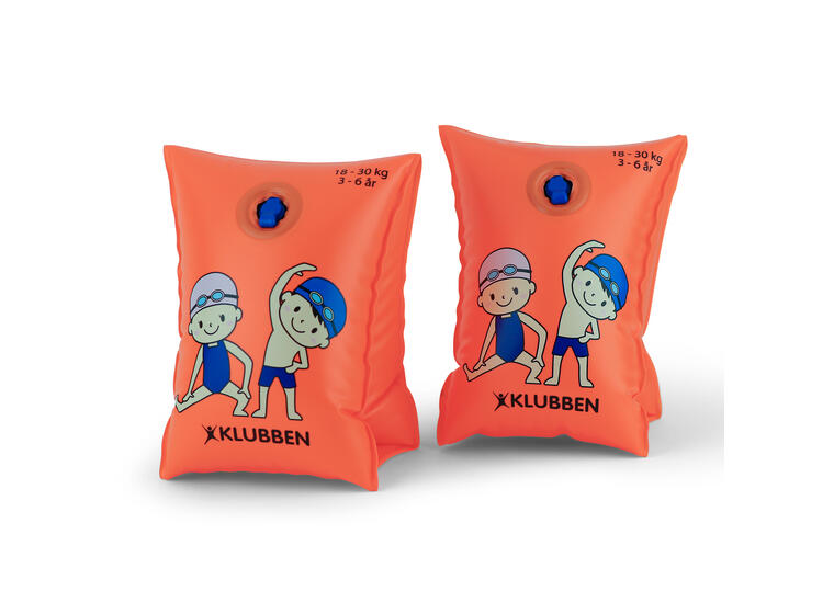 Armpuffar | Aquaringar  3-6 år 18-30 kg | Orange 
