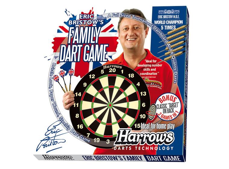 Darttavla World Champion Family 6 pilar inkluderade | 2 spelsidor 