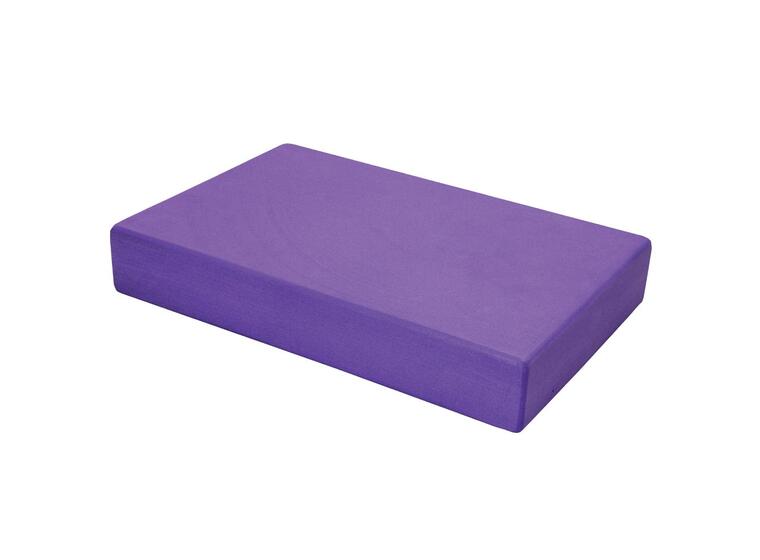Yogablock i EVA skum 305 x 205 x 50 mm | Lila 
