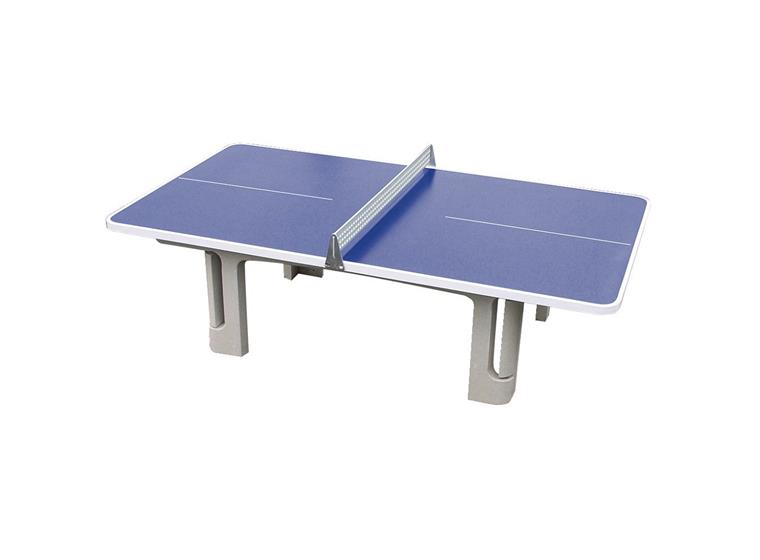 Bordtennisbord Champion rundade kanter Utomhusbord | blå | nät inkluderat