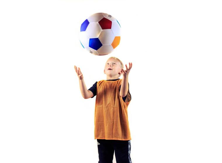 Omnikin® fotboll - 36 cm (5 stk) Paket med 5 superlätta fotbollar 