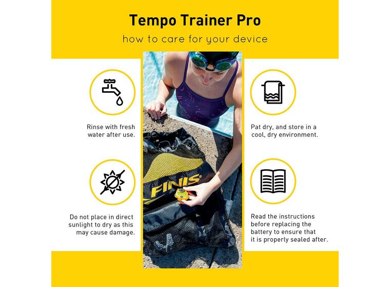 Finis Tempo Trainer Pro Håll koll på din simning! 