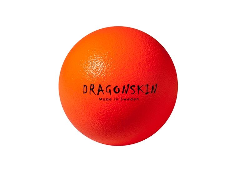 Dragonskin skumball 9 cm orange Dragonskin skumboll med bra studs