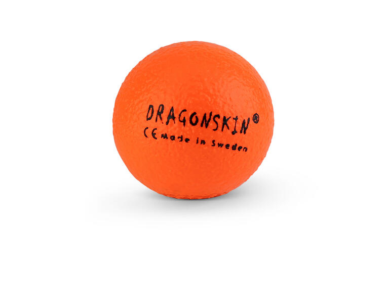 Dragonskin skumball 9 cm orange Dragonskin skumboll med bra studs 