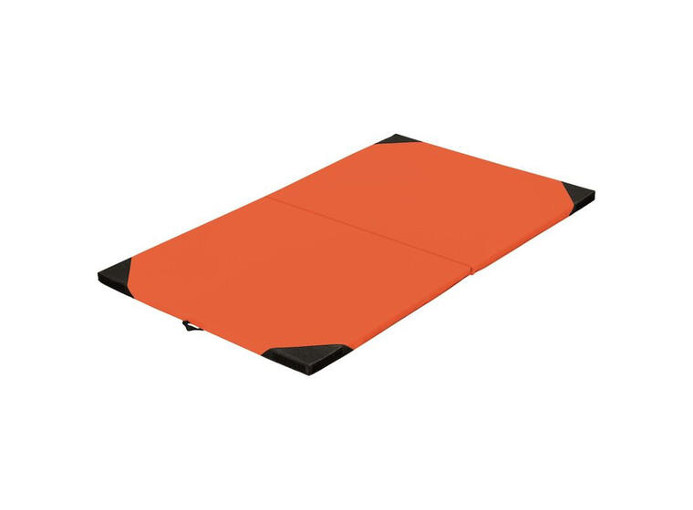 Lekmatta 200 x 120 x 4 cm | Orange Vikbar med handtak 