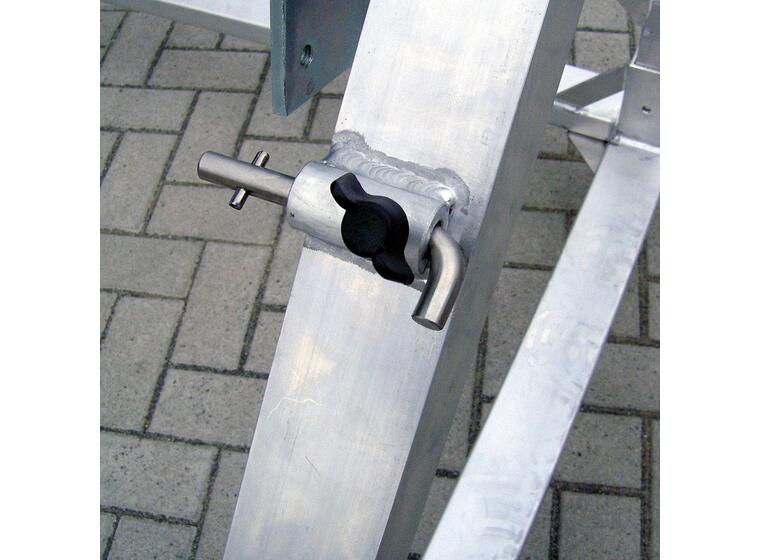 Linvagn aluminium 178x118x137 cm 