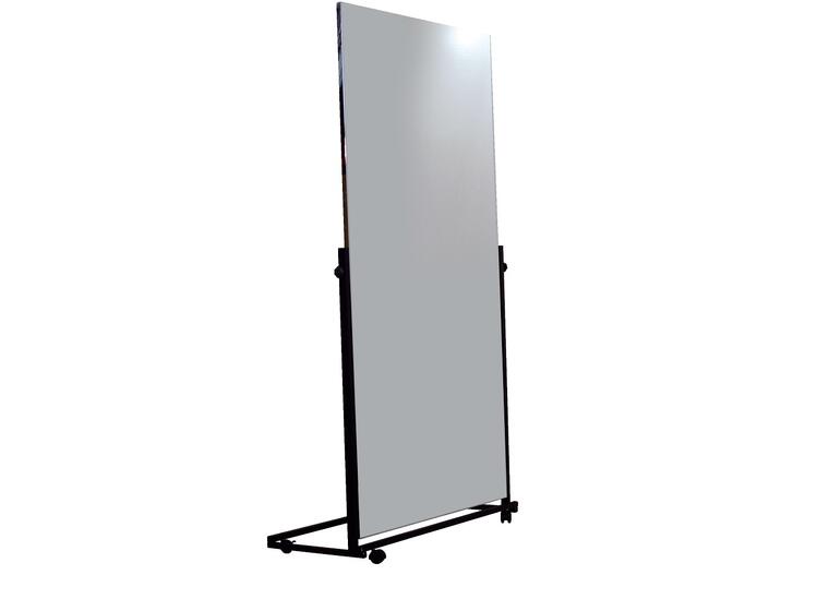 Seco Sign foliespegel med hjul 100 x 175 cm | Fast spegelyta 
