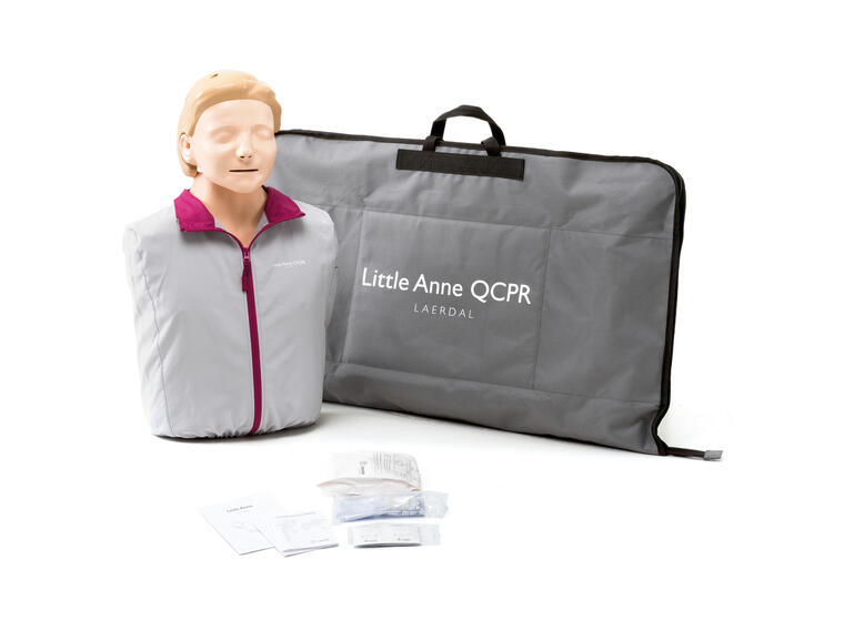 Lilla Anne QCPR livräddningsdocka Inklusive väska 